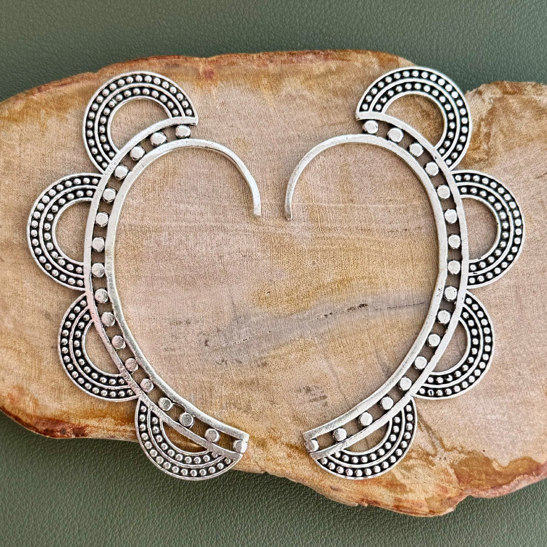 Nella Ear Cuffs - Silver
