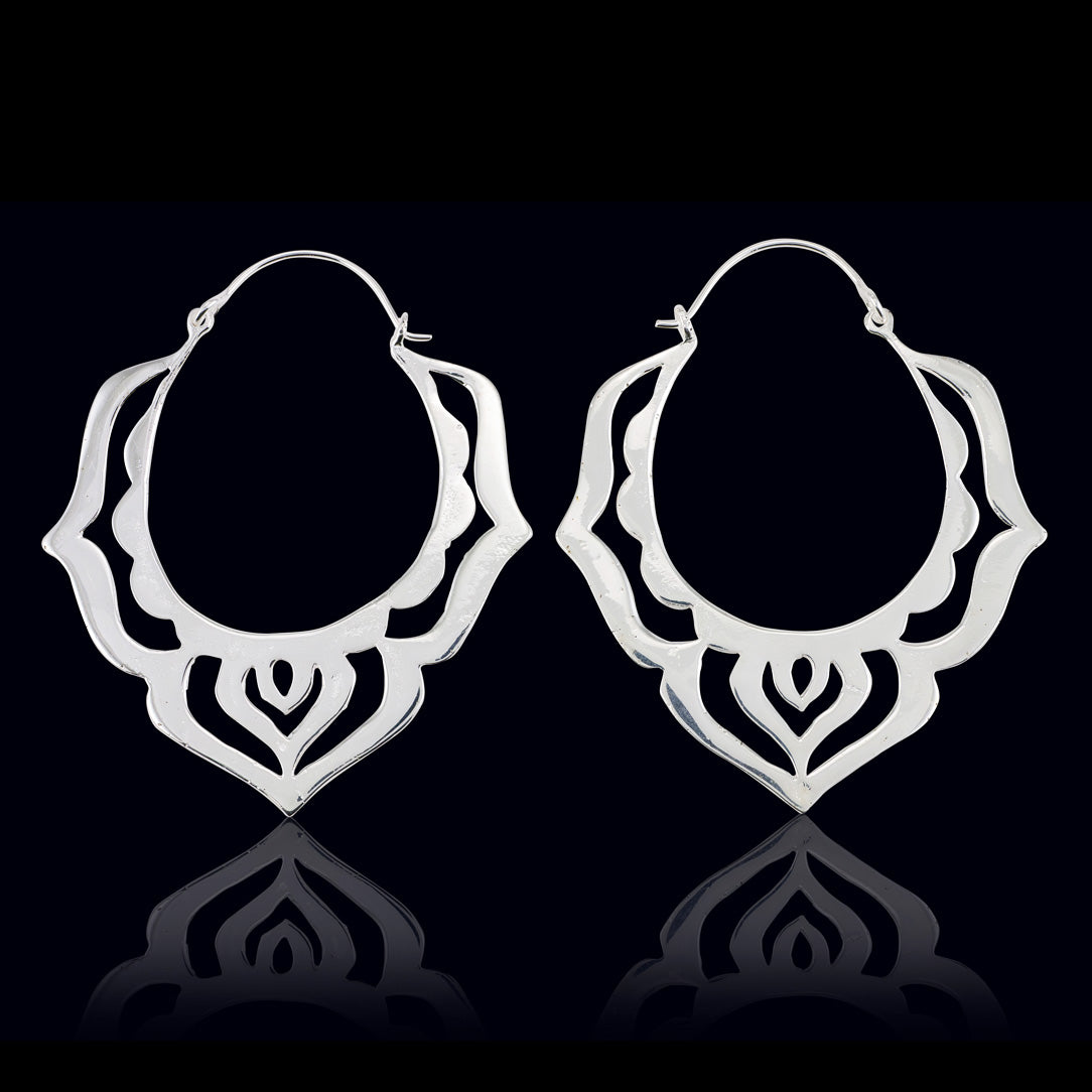 Moroccan Hoops - Silver Posts