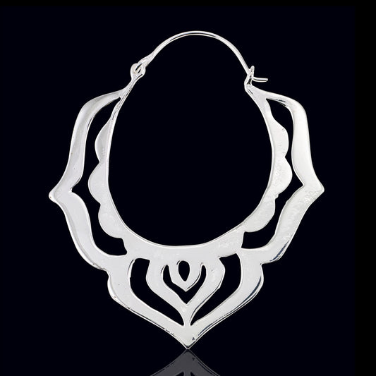 Moroccan Hoops - Silver Posts