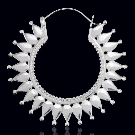 San Juan Hoops - Silver Posts