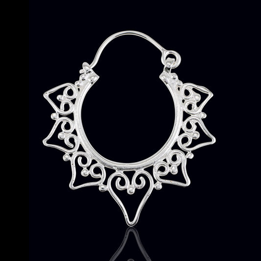 Belissa Hoops - Silver Posts