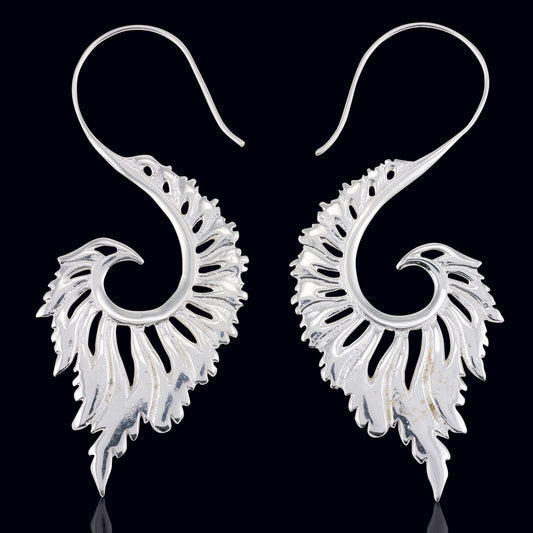 Freyja Spiral Tails - Silver Posts