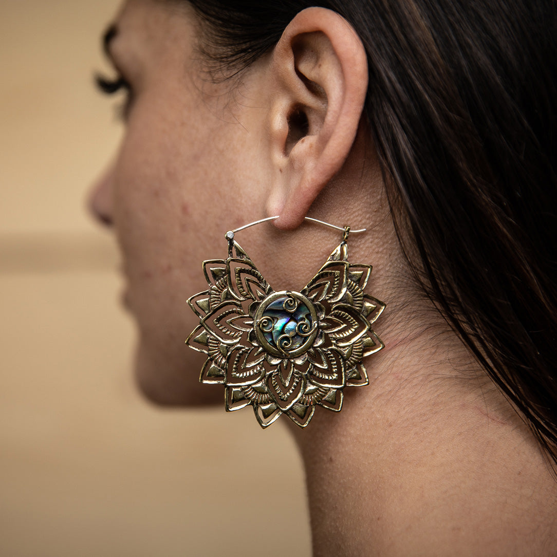 Aries Flower - Silver Posts