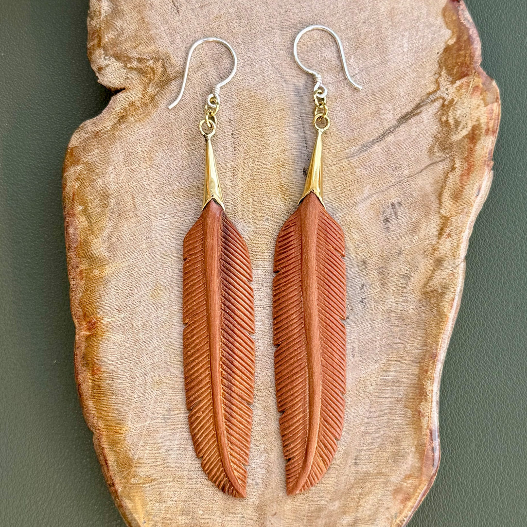 Swaying Feathers - Wood