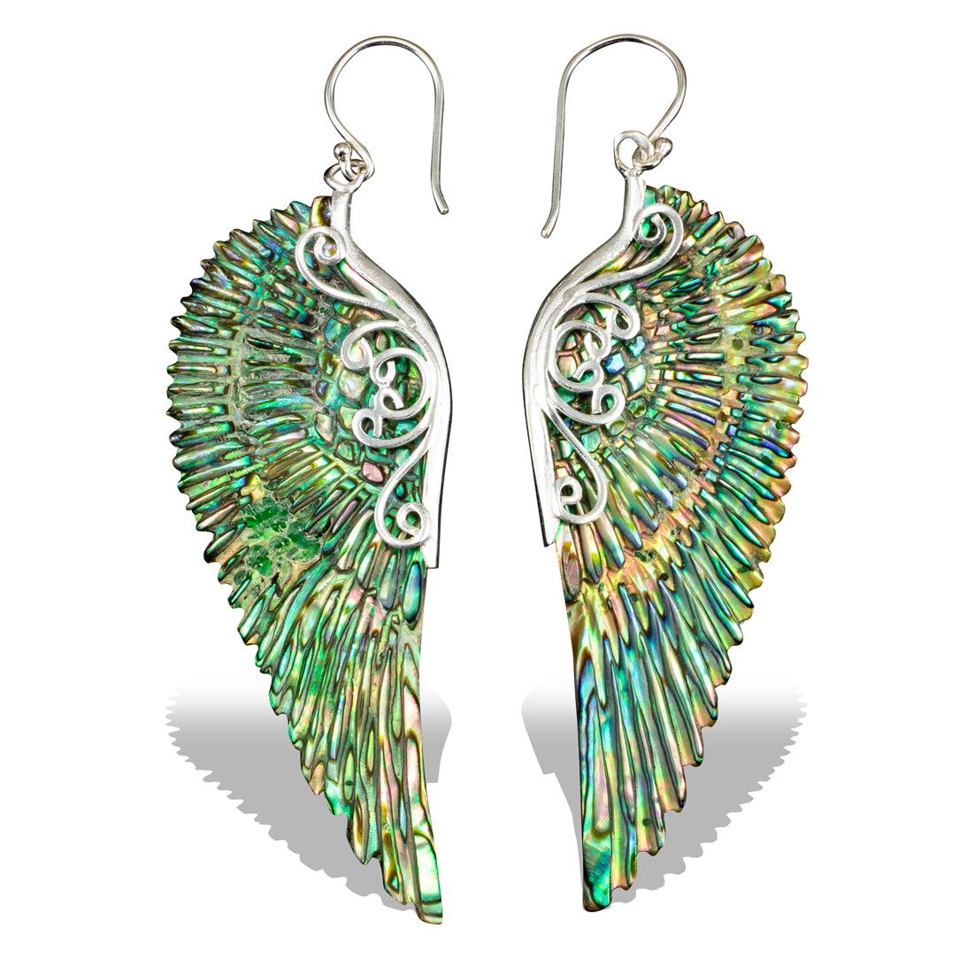 Ethereal Wings - Abalone Shell in Silver