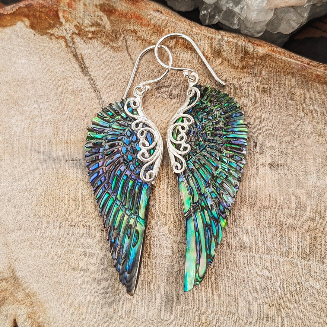 Ethereal Wings - Abalone Shell in Silver