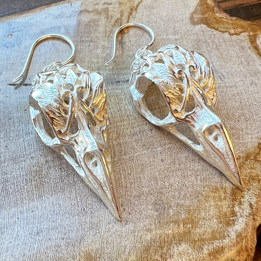 Feathered Ravens - Silver Posts