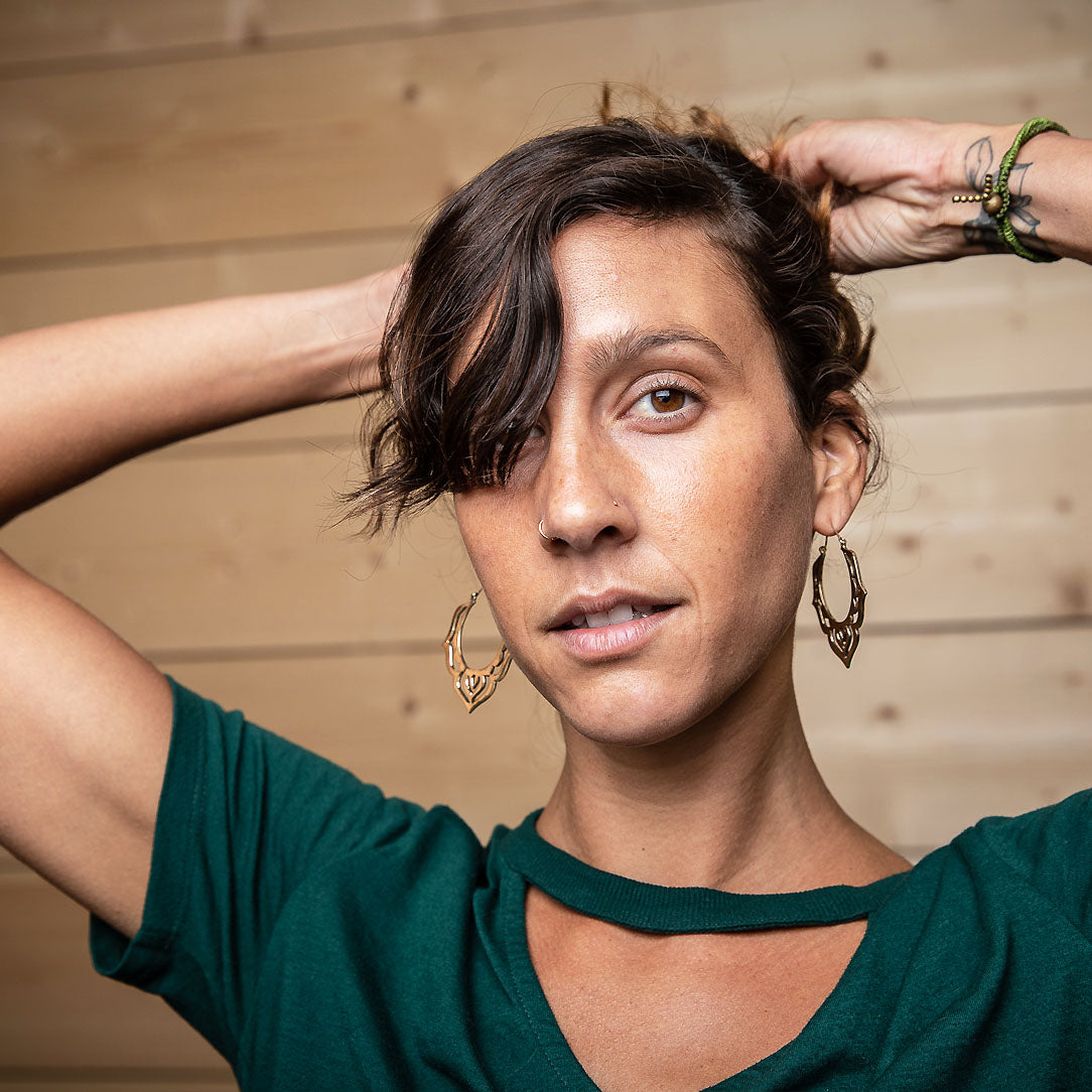 Moroccan Hoops - Silver Posts