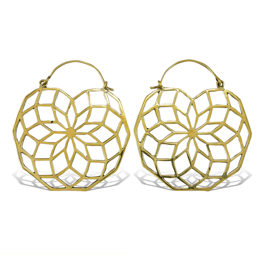 Sacred Rose Hoops