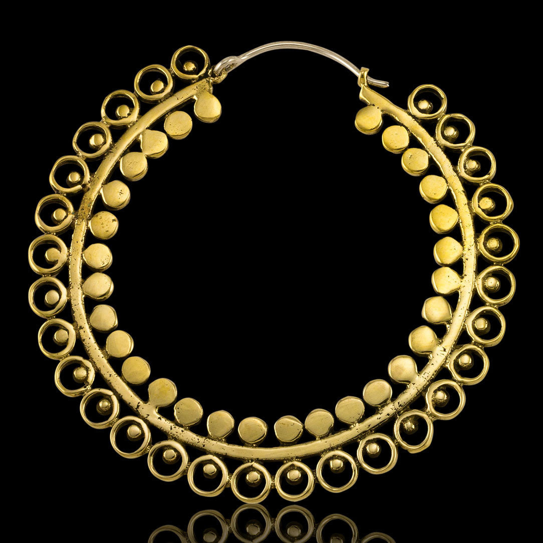 Sunna Hoops - Silver Posts