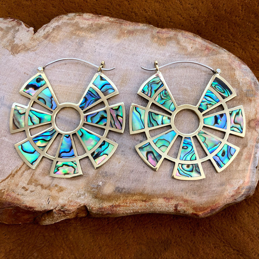 Abalone Stargazers - Silver Posts