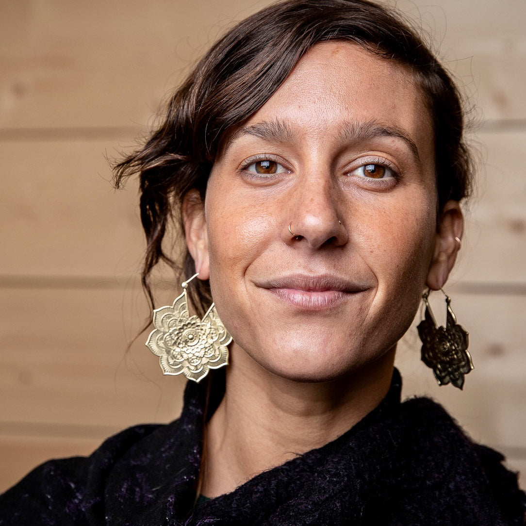 Flower Mandala - Silver Posts