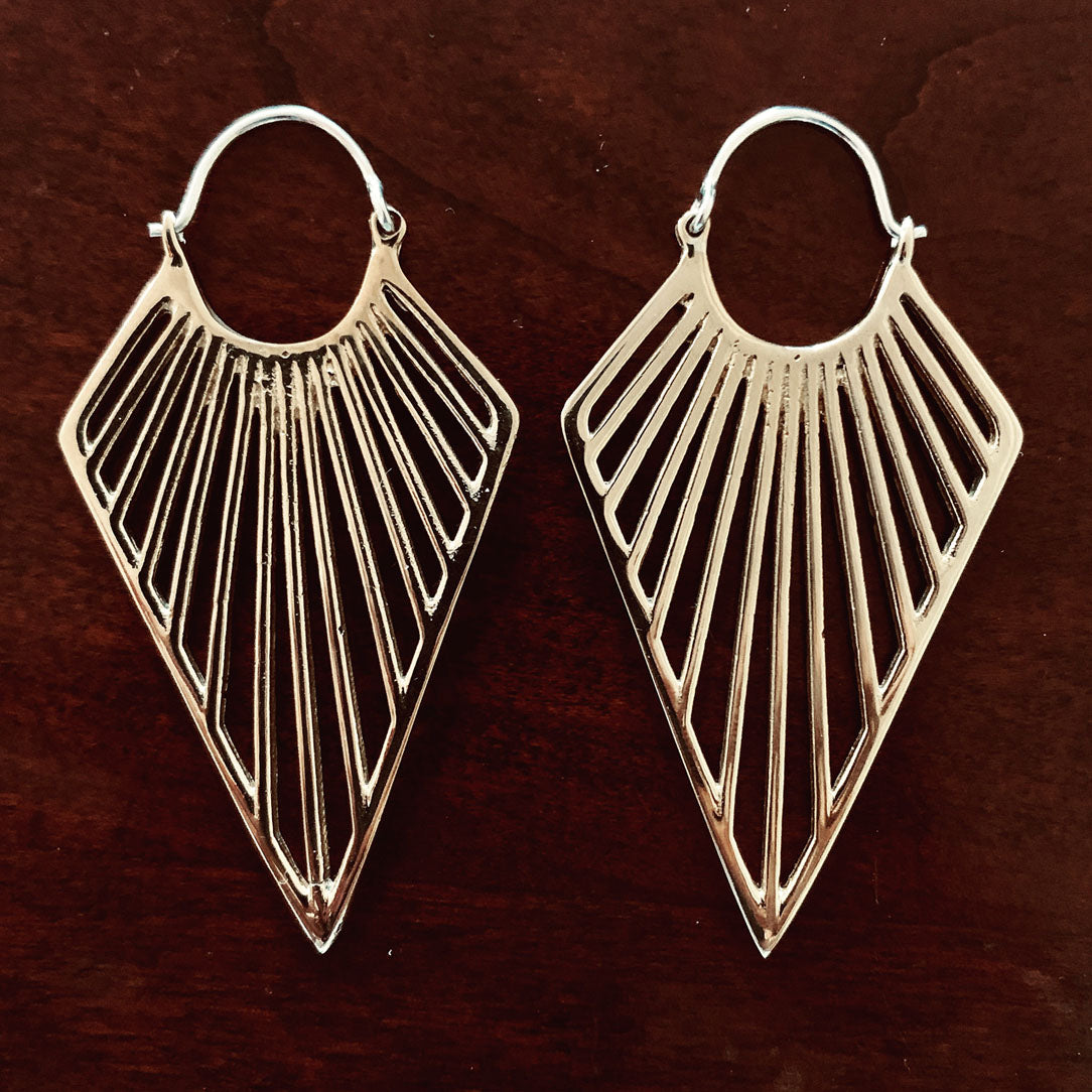 Minka Ray Earrings - Silver Posts