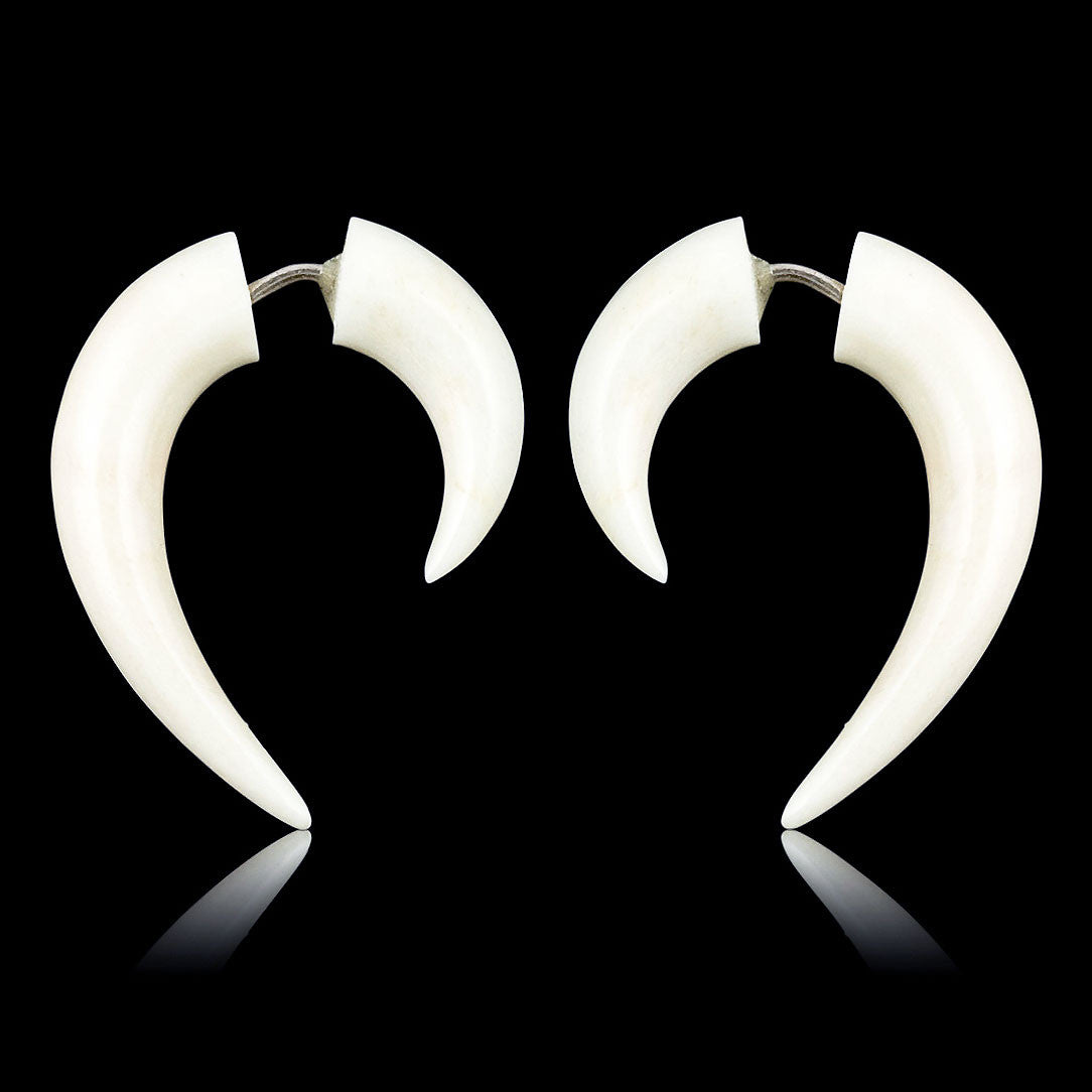 fake fish hook gauges Bone Fake Gauges