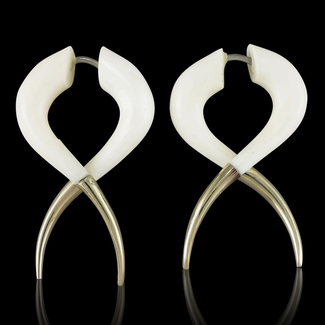 Silver Twists - Bone
