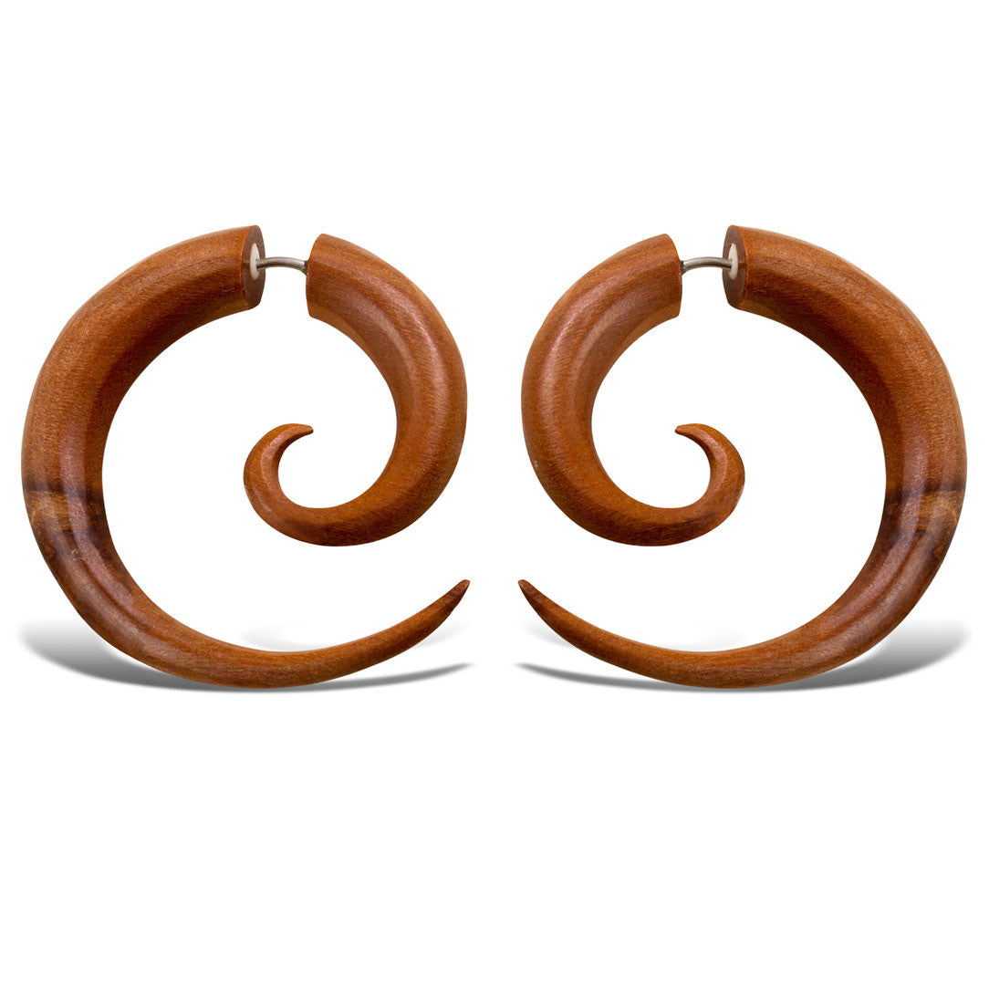 Spirals - Tan Sabo Wood