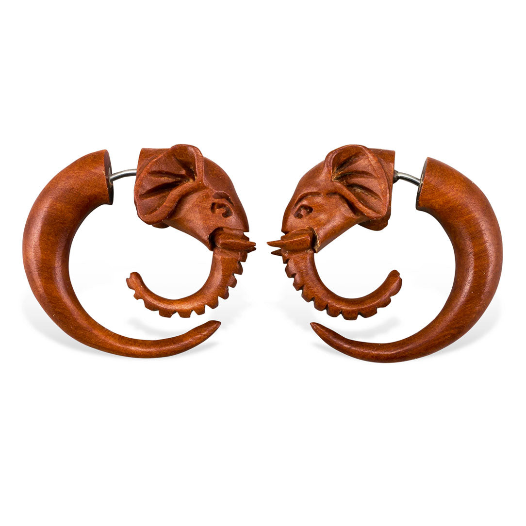Elephant Spirals - Wood