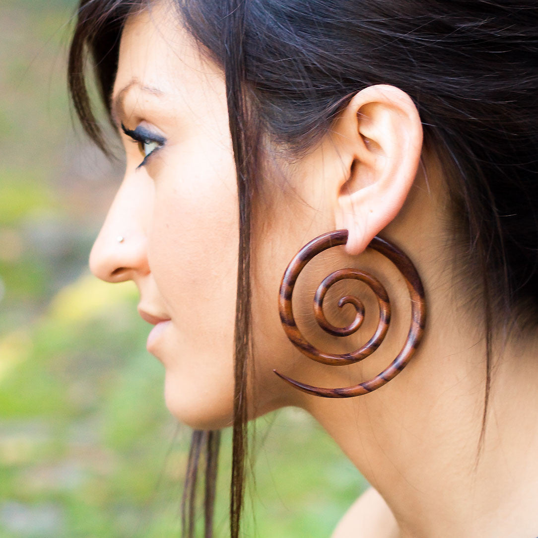 Super Spirals - Brown Sono Wood