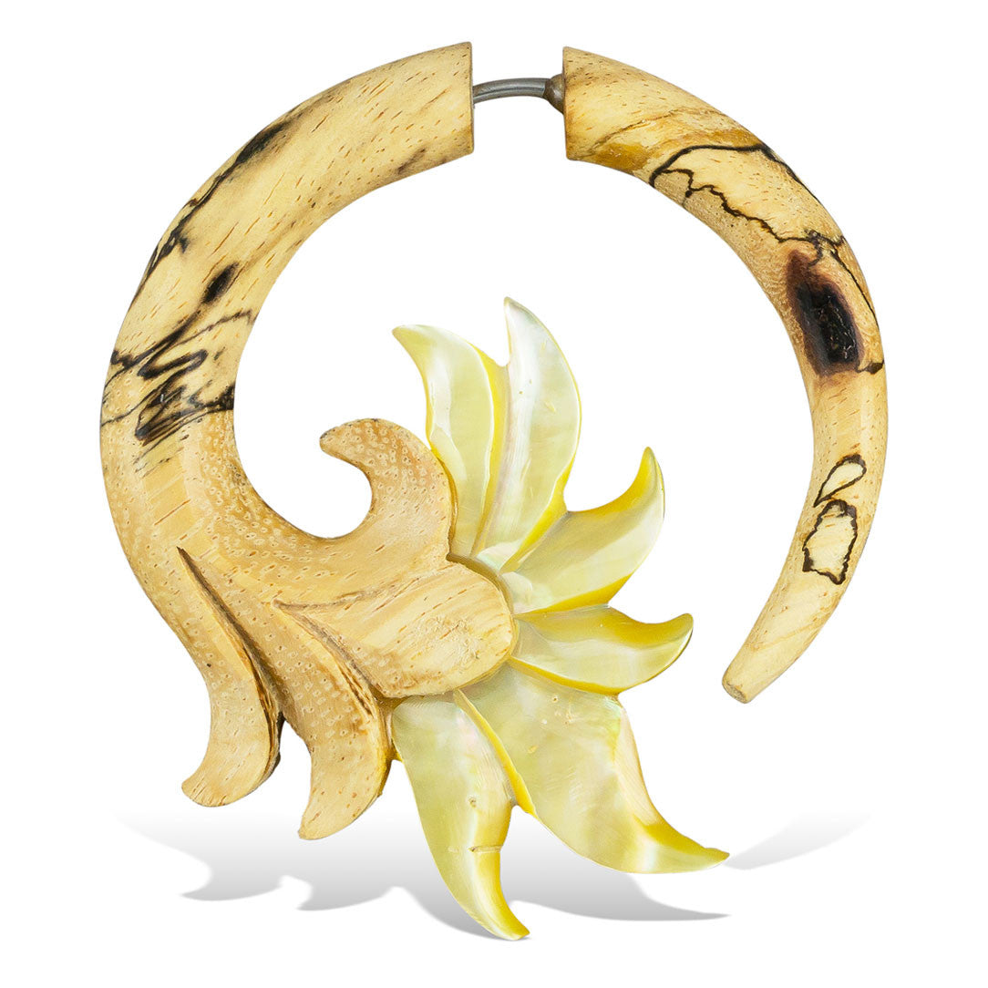 Ambrosia Flowers - Wood with Shell