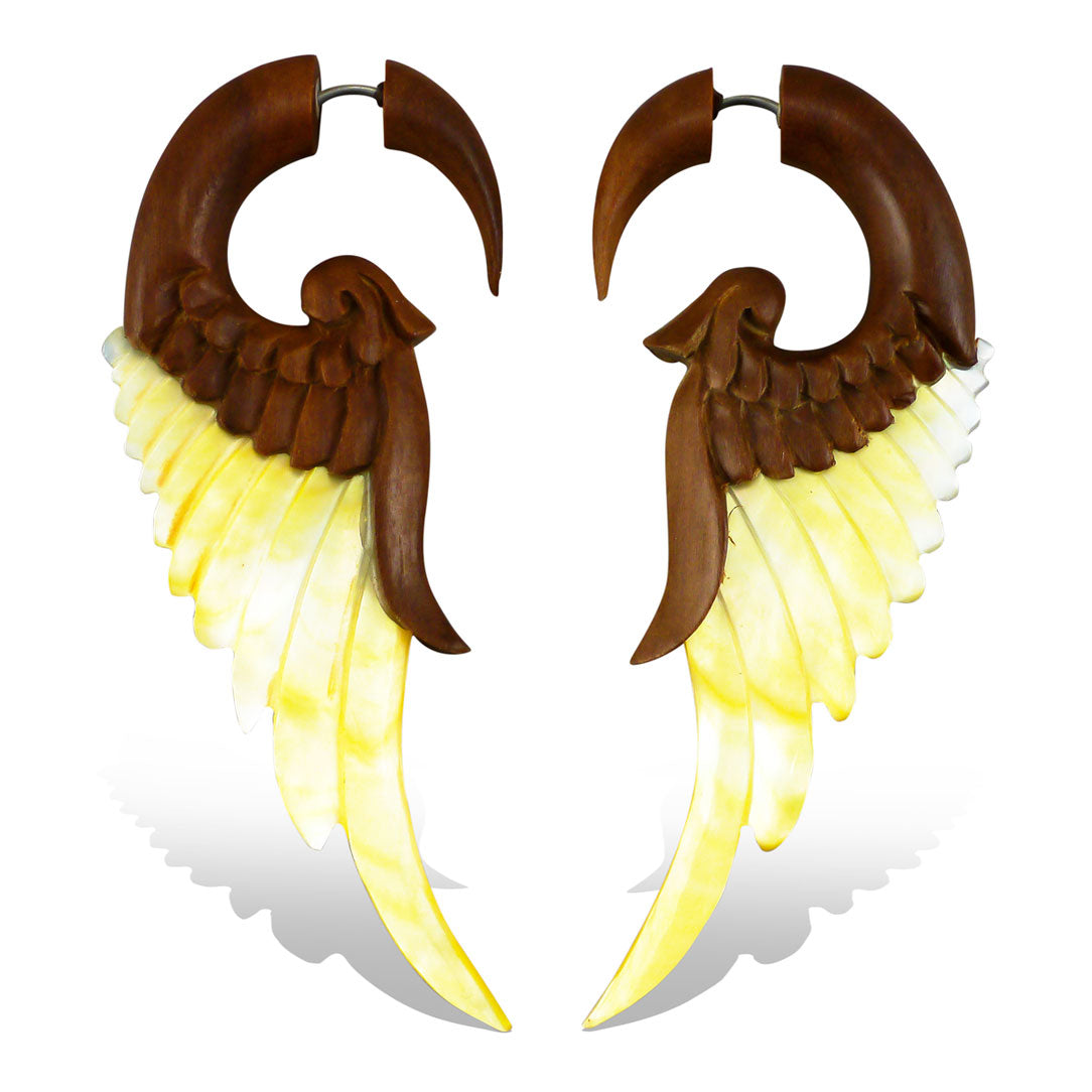 Forest Wings - Wood & Shell