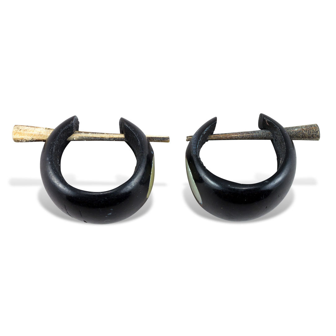 Pati Hoops - Coconut and Mother of Pearl