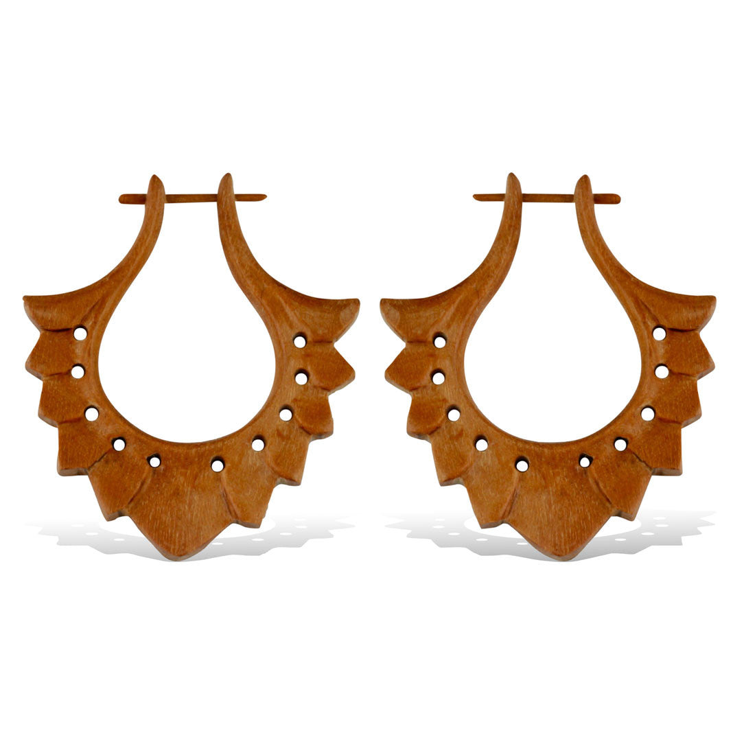 Kymani Hoops - Wood