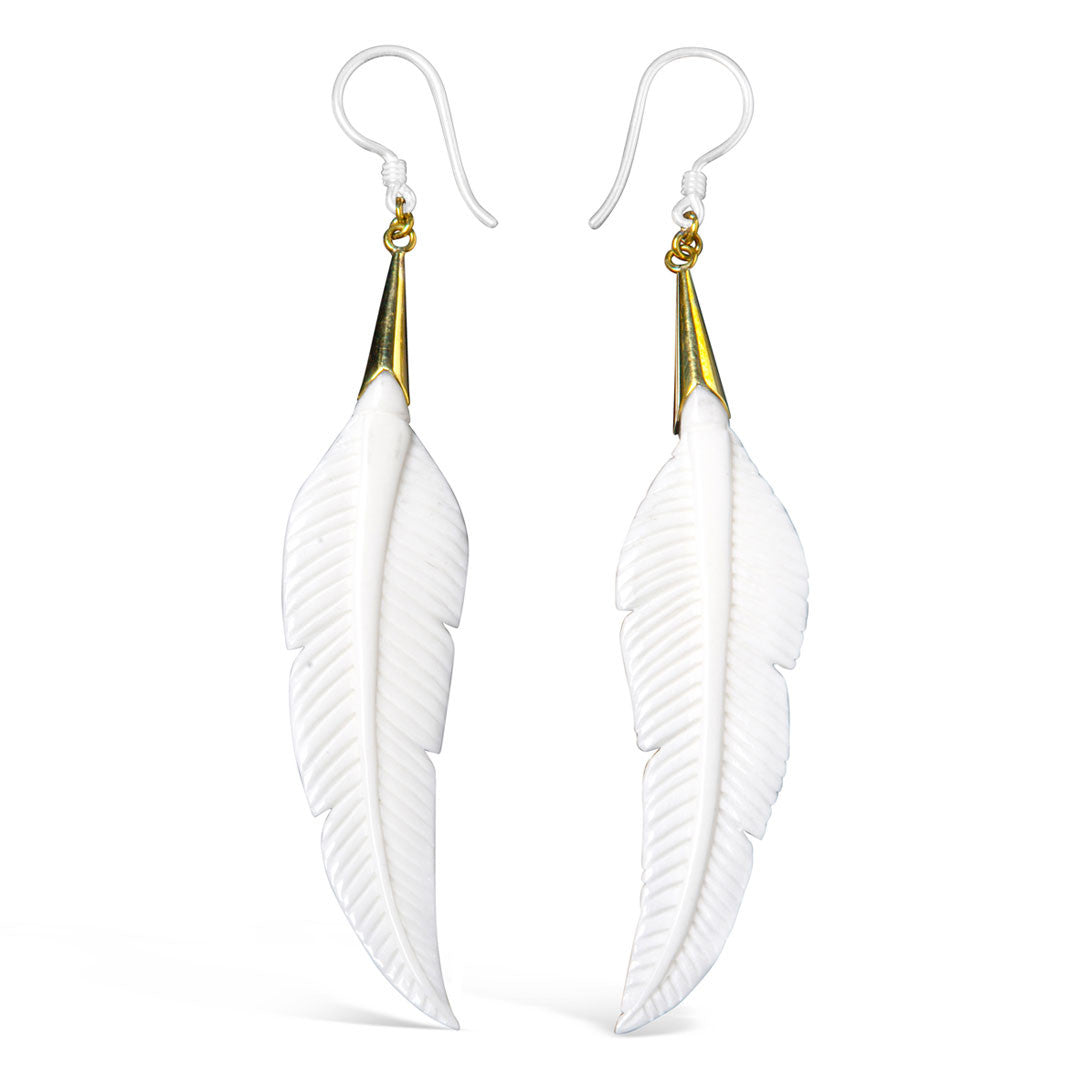 Summer Feathers - Bone