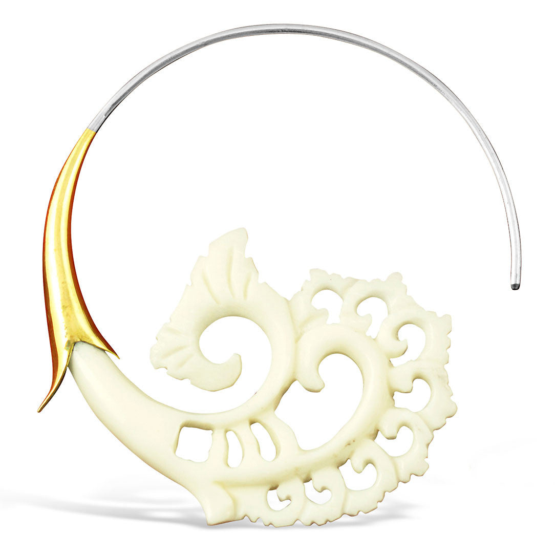 Isabelle Swirls - Bone