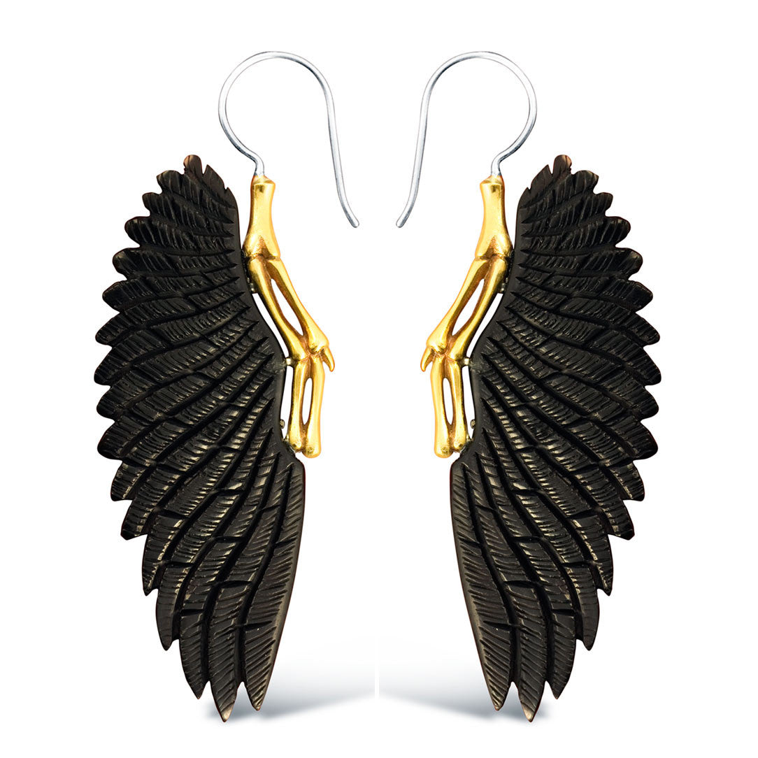Etched Feathers - Horn