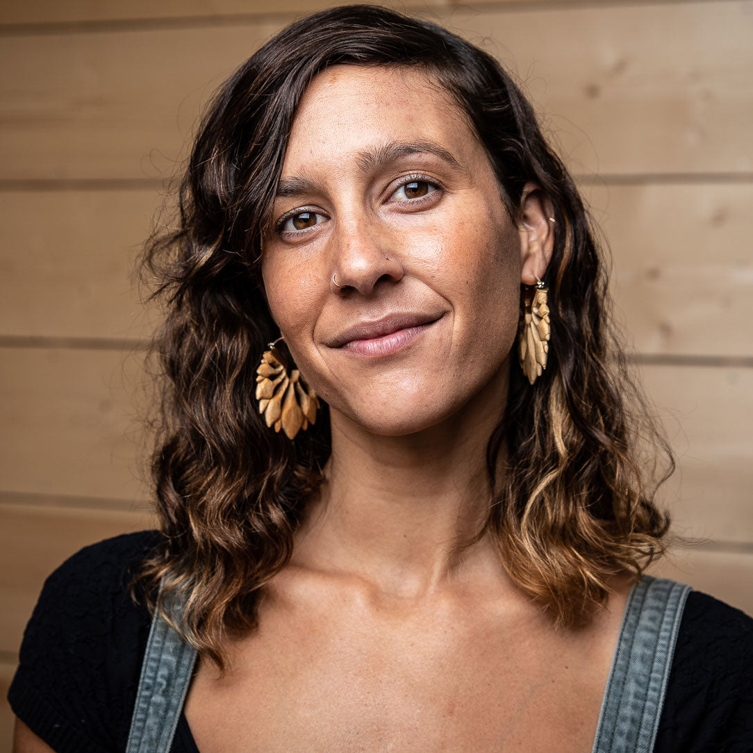 Leilani Hoops - Wood