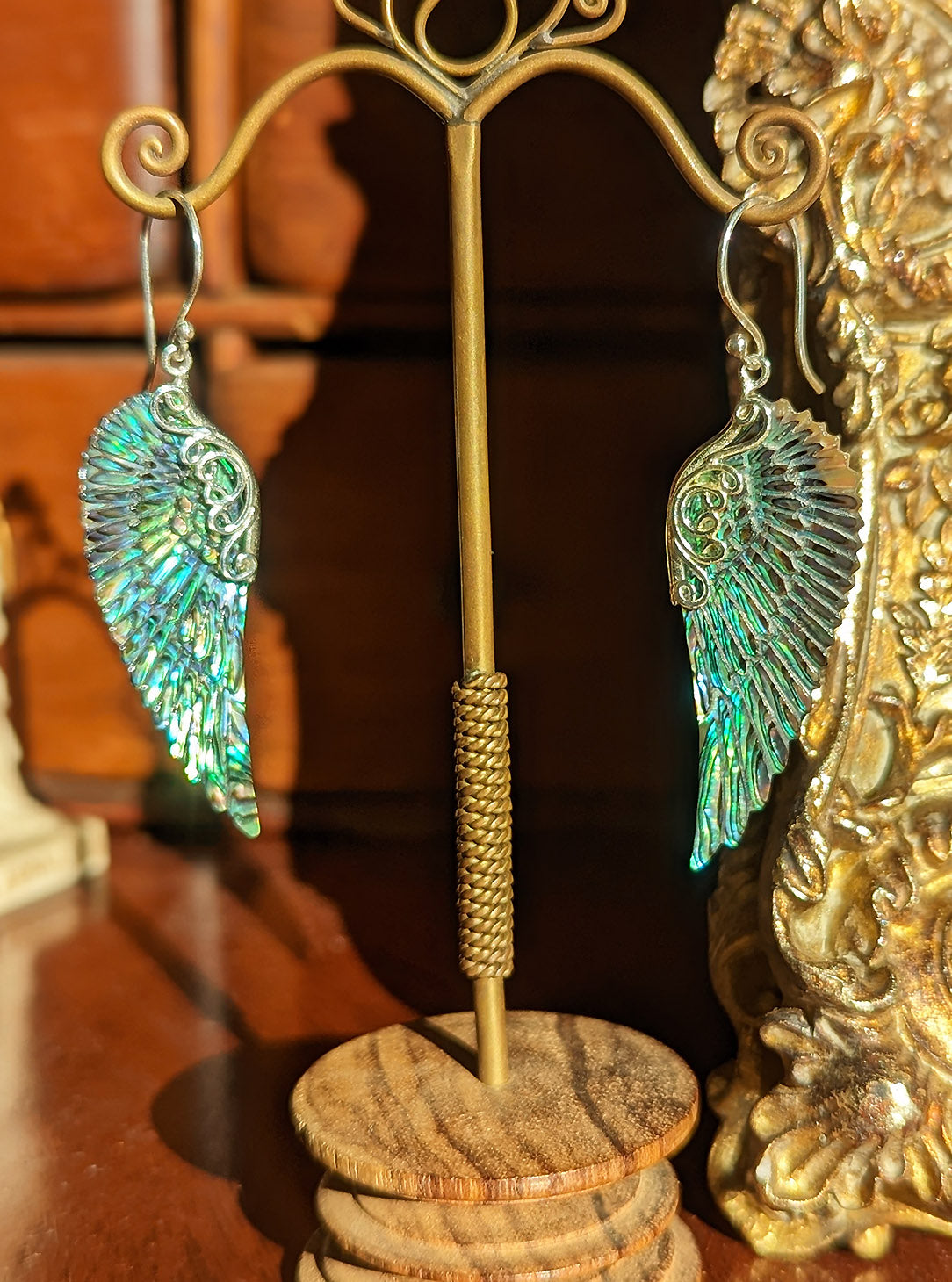 Ethereal Wings - Abalone Shell in Silver