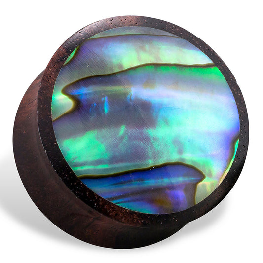 Abalone Plugs - Wood