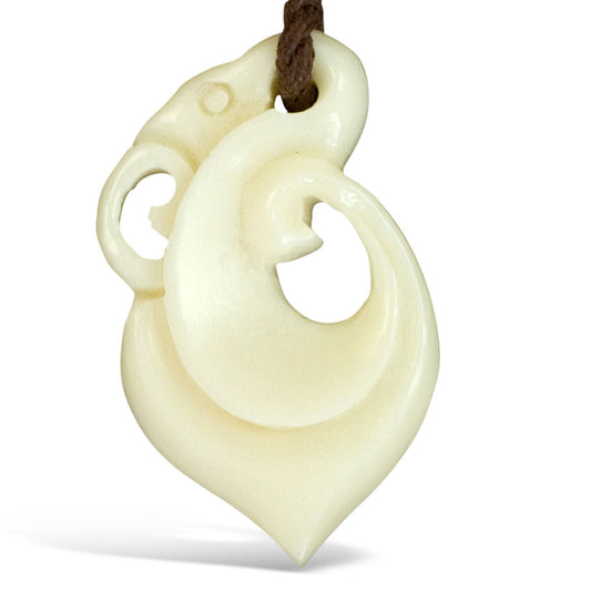 Gaia Pendant - Bone