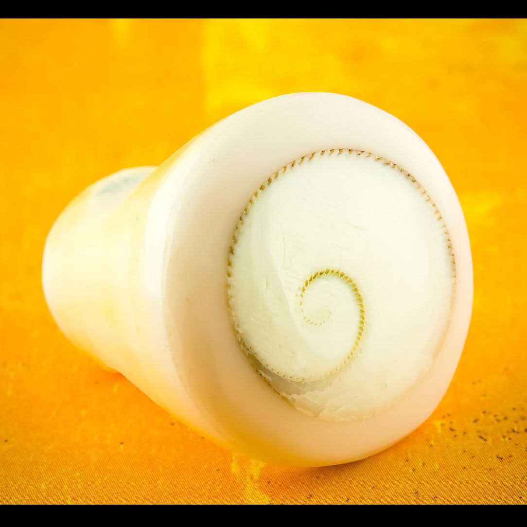 White Shiva Eye Ring - Seashell