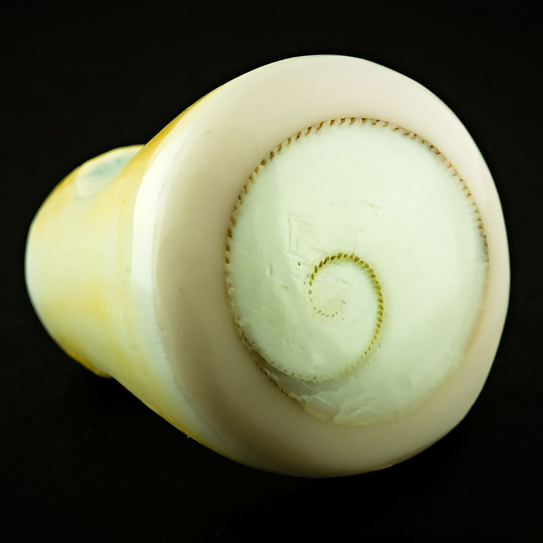 White Shiva Eye Ring - Seashell
