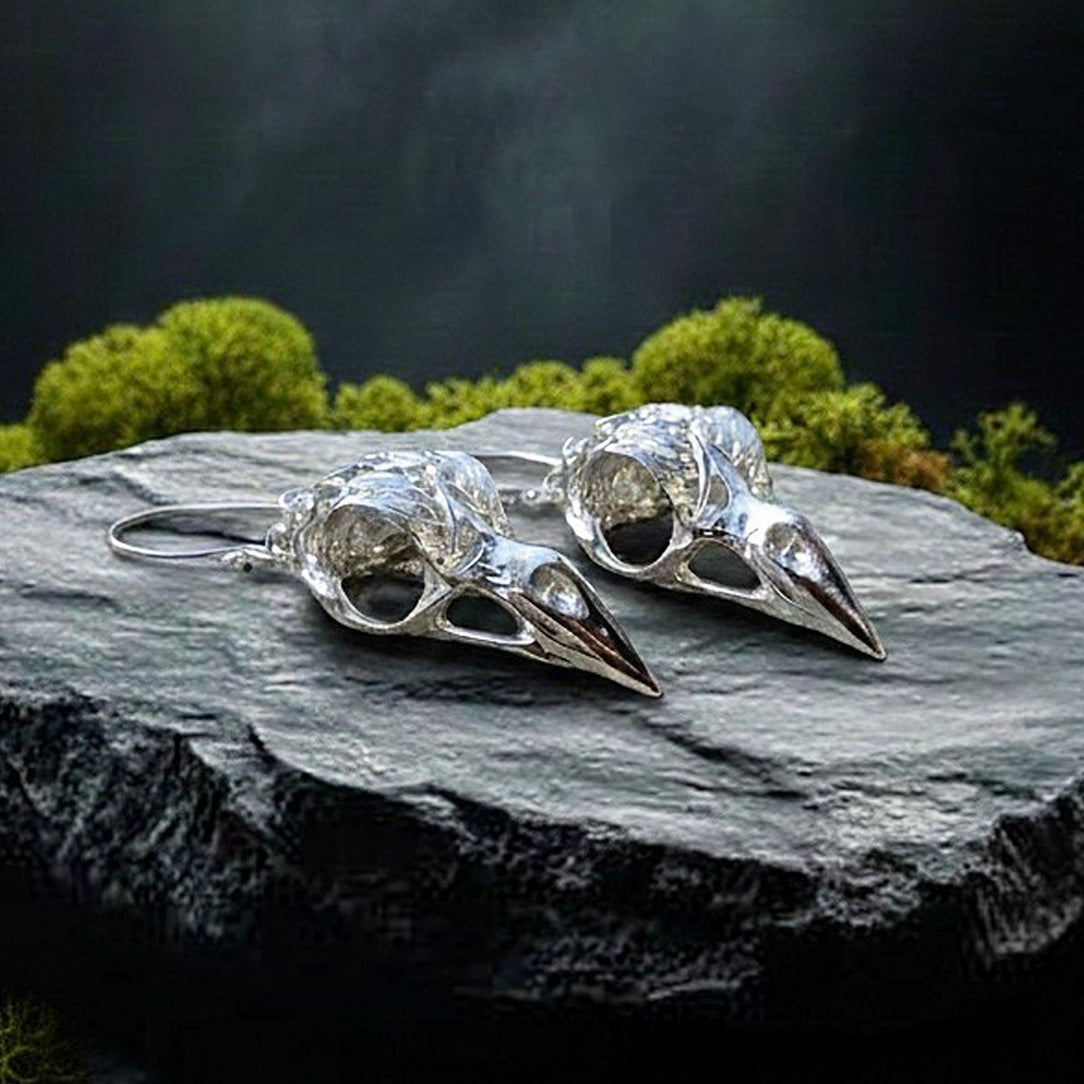 Feathered Ravens - Silver Posts