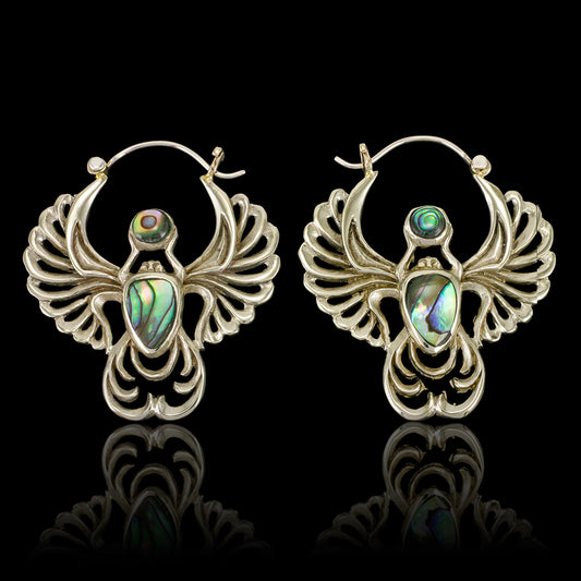 Crowned Scarabs - Silver Posts