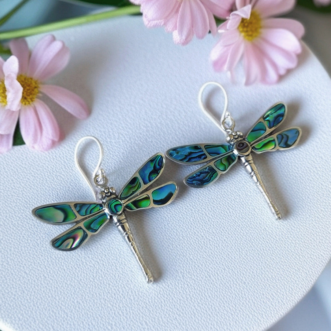 Divine Dragonflies - Silver Posts