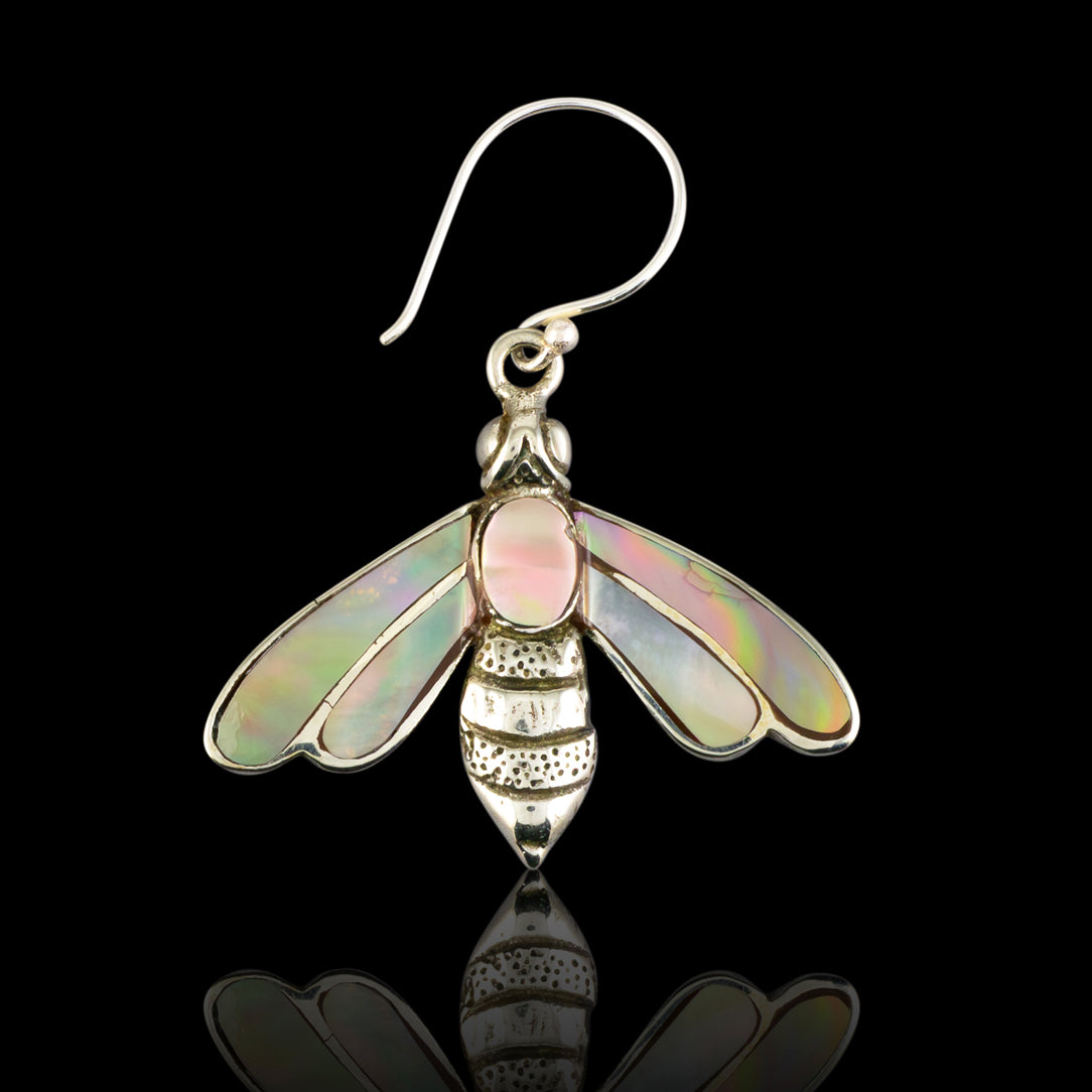 Shell Bees - Silver Posts