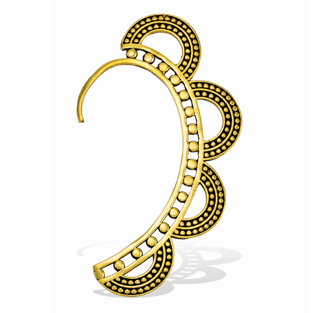 Nella Ear Cuffs - Brass