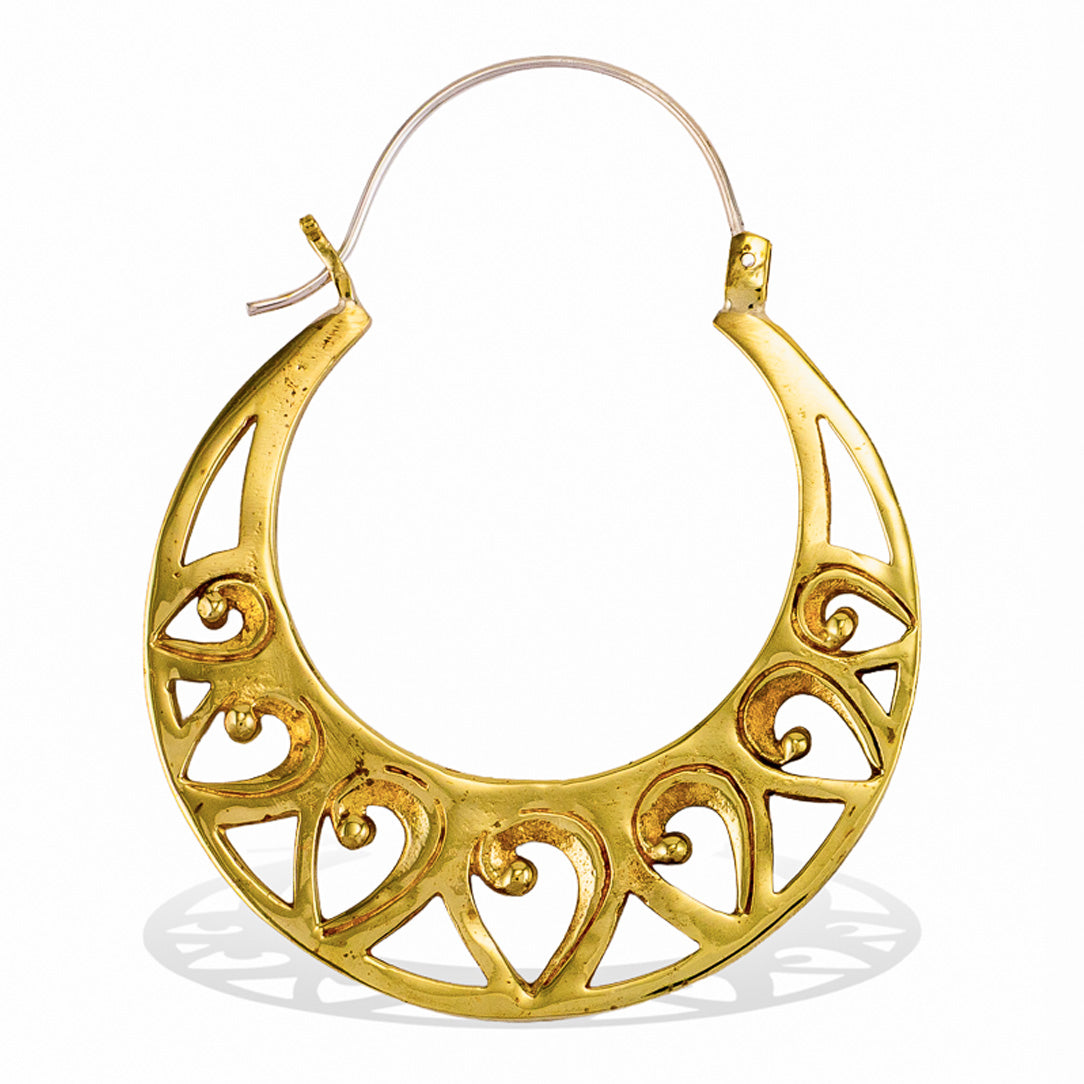 Zara Hoops - Silver Posts