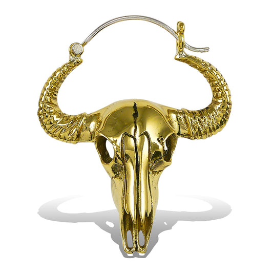 Brass Bulls - Silver Post
