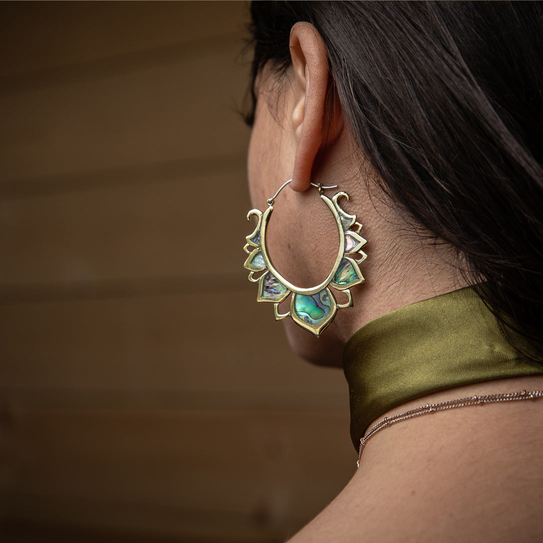 Lotus Drops - Silver Posts