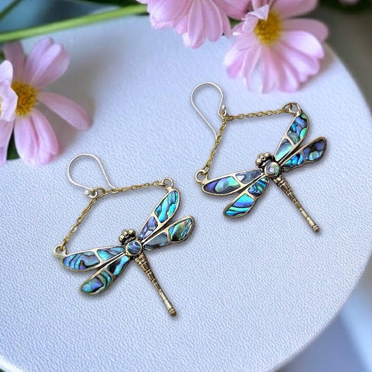 Divine Dragonflies - Silver Posts