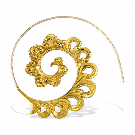 Fern Spirals - Silver Posts