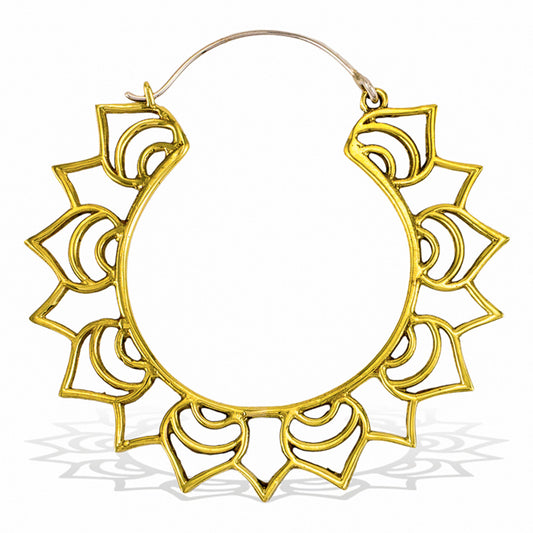 Sun Hoops - Silver Posts