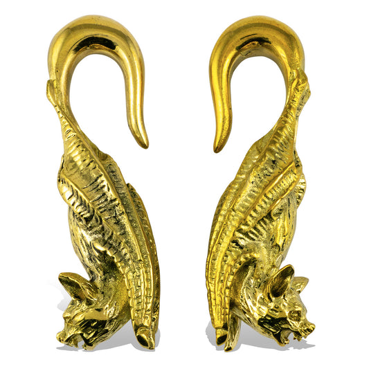 Hanging Bats - Brass