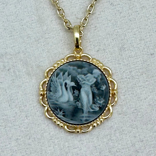 Swan Song - Agate Cameo