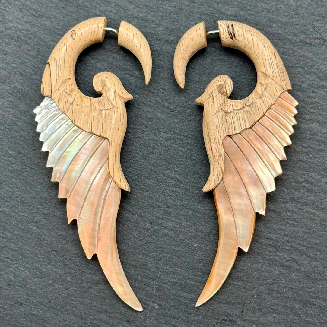 Forest Wings - Wood & Shell