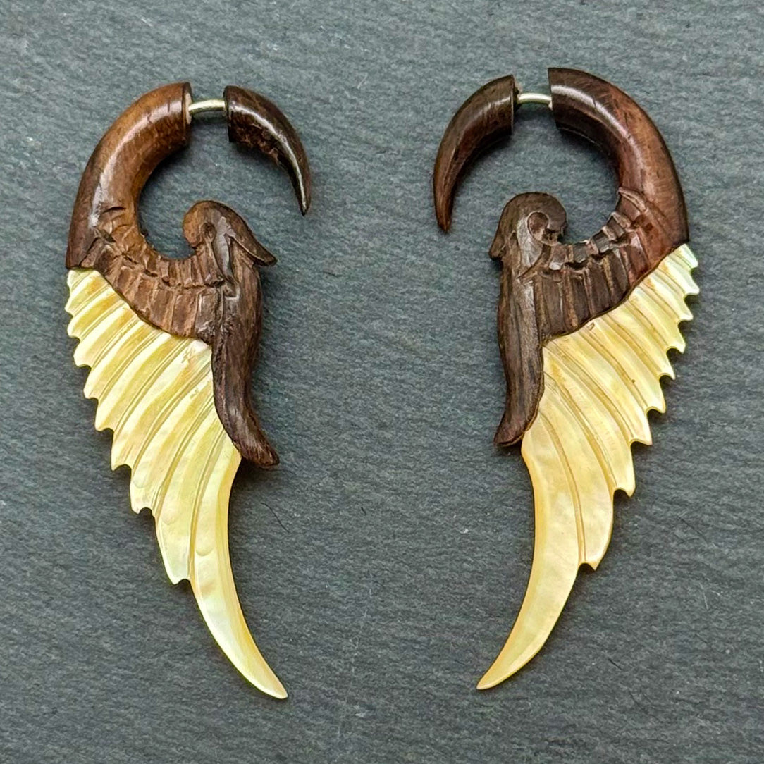 Forest Wings - Wood & Shell